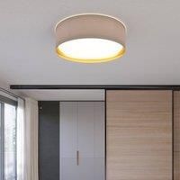 TK Lighting Bilbao ceiling light, 60 cm, grey/gold