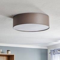 TK Lighting Rondo ceiling light, 38 cm, brown