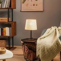Euluna Chicago table lamp with a linen lampshade