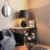 Euluna Lacrima table lamp, black/gold