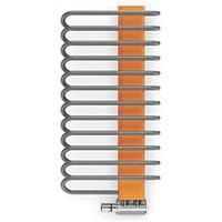 Terma Michelle Heated Towel Rail Graphite & Orange 780 x 400mm