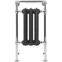 Terma Plain Black Towel Warmer (H)940mm (W)490mm