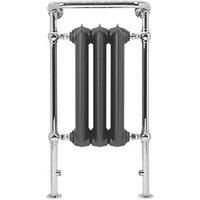 Terma Plain Raw Metal Towel Warmer (H)940mm (W)490mm