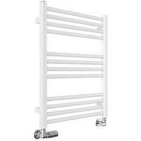 Terma Fiona White Flat Towel Warmer (W)500mm X (H)660mm