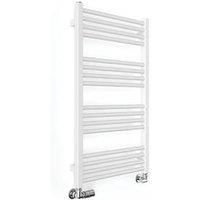 Terma Fiona White Flat Towel Warmer (W)500mm X (H)900mm