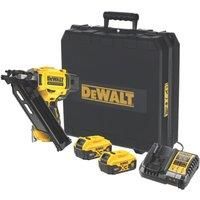 DeWalt DCN930P2-GB Brushless First Fix 90mm Framing Nailer Inc 2x 5.0Ah Batte...