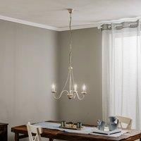HELAM Malbo chandelier, 3-bulb in white