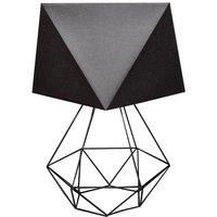 HELAM Karo table lamp, cage base, height 57 cm black