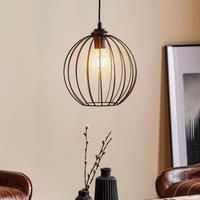 Cumera pendant light, cage lampshade, 24 cm