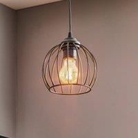 Cumera pendant light, cage lampshade, 16 cm