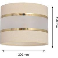 Helen lampshade, 20 cm, E27, ecru/silver