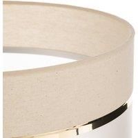 Helen lampshade, 35 cm, E27, ecru/silver