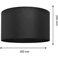 Alba lampshade, 40 cm, E27, black