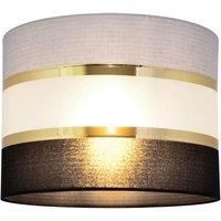 Helen lampshade E27 20/H 15cm grey/black/gold