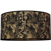 Abba lampshade E27 40/height 20cm black/gold