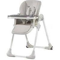 Kinderkraft Highchair YUMMY Baby Chair Ergonomic Comfortable Reclining Gray