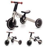 Kinderkraft 4TRIKE, 3-in-1, Lightweight, Balance Bike, Foldable, Ergonomic Saddle, from 12 Months to 5 Years, Gray