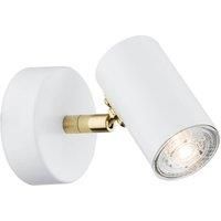 Euluna Lund downlight in white, one-bulb