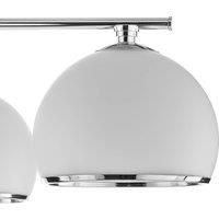 Argon Mina hanging light, five-bulb, matt chrome
