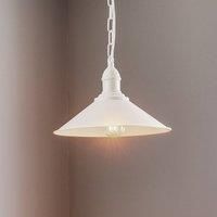 Argon Elmo hanging light, 1-bulb, white