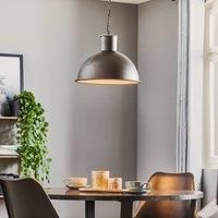Argon Emoti pendant light, one-bulb, anthracite