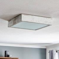 Argon Troms ceiling light, 40x40 cm, antique white