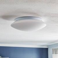Euluna Gjovik ceiling light, opal white glass, 40 cm