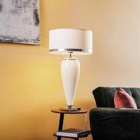 Euluna Lund table lamp, white/opal, height 70 cm