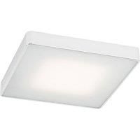 Argon Oro ceiling light, steel and glass, white, 35cm