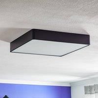 Argon Oro ceiling light made of steel and glass, grey, 45cm