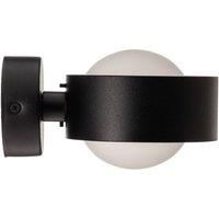 Argon Mado wall light, steel, black, one-bulb