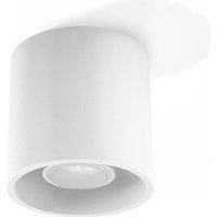 BOHO Ceiling Lamp ORBIS 1 Aluminium White GU10 LED SOLLUX LIGHTING Living room