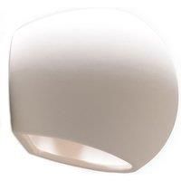 Sollux Wall Lamp Ceramic Globe, White