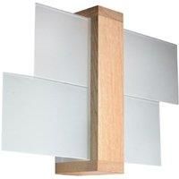 Wall Lamp FENIKS 1 Natural Wood Modern Loft Design LED E27