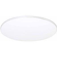 Siena LED Ceiling Lamp 55cm Chrome And White With Remote
