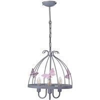 Kago Pendant Hand Made Ceiling Lamp With Butterfly Theme