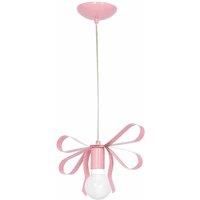 Emma Baby Pink Pendant Hand Made Delicate Tied Ribbon Effect