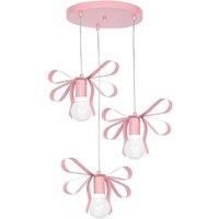 Milagro Pendant Lamp Emma Pink 3 x E27