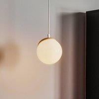 Eko-Light Sfera hanging light 1-bulb glass/light wood
