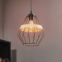 Milagro Pendant Lamp Cliff Black 1 x E27