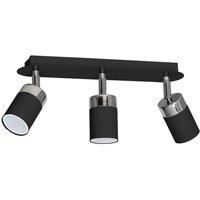 Milagro Ceiling Lamp Joker Black 3 x GU10
