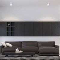 Euluna Birna ceiling spotlight, round white