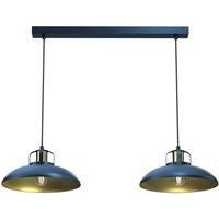 Milagro Pendant Lamp Felix Blue 2 x E27