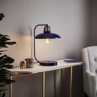 Euluna Felix table lamp, blue/gold
