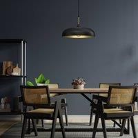 Milagro Pendant Lamp Lincoln Black 1 x E27