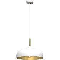 Milagro Pendant Lamp Lincoln White/Gold 1XE27 35cm