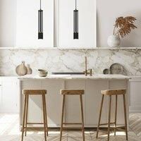 Eko-Light Estilo pendant light, black, 1-bulb