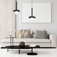 Eko-Light Futura pendant light, black/white, 1-bulb