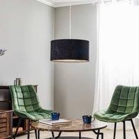 Maco Design Salina hanging light in black with latex print