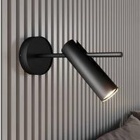 Euluna Leda 1 wall spotlight, 1-bulb, black